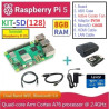 KIT-5D(128)  Raspberry Pi 5 (8GB RAM) - Complete SET (MicroSD 128GB)